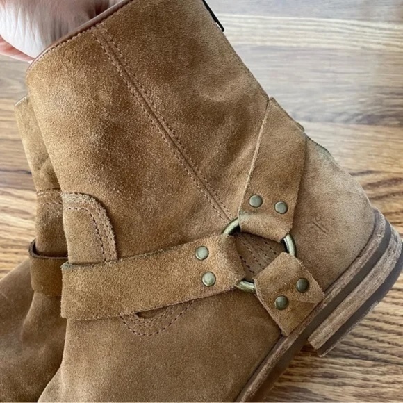 Men’s harness suede Frye Boots, size 10 - Picture 6 of 6